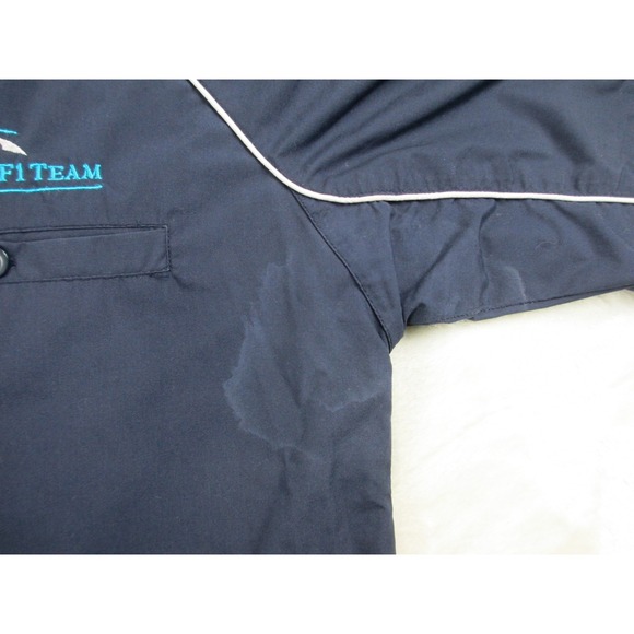 Williams F1 Team Shirt Mens Medium Blue Button Up Formula 1 Racing* - Picture 9 of 16